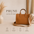 Cartera Cuero Prune